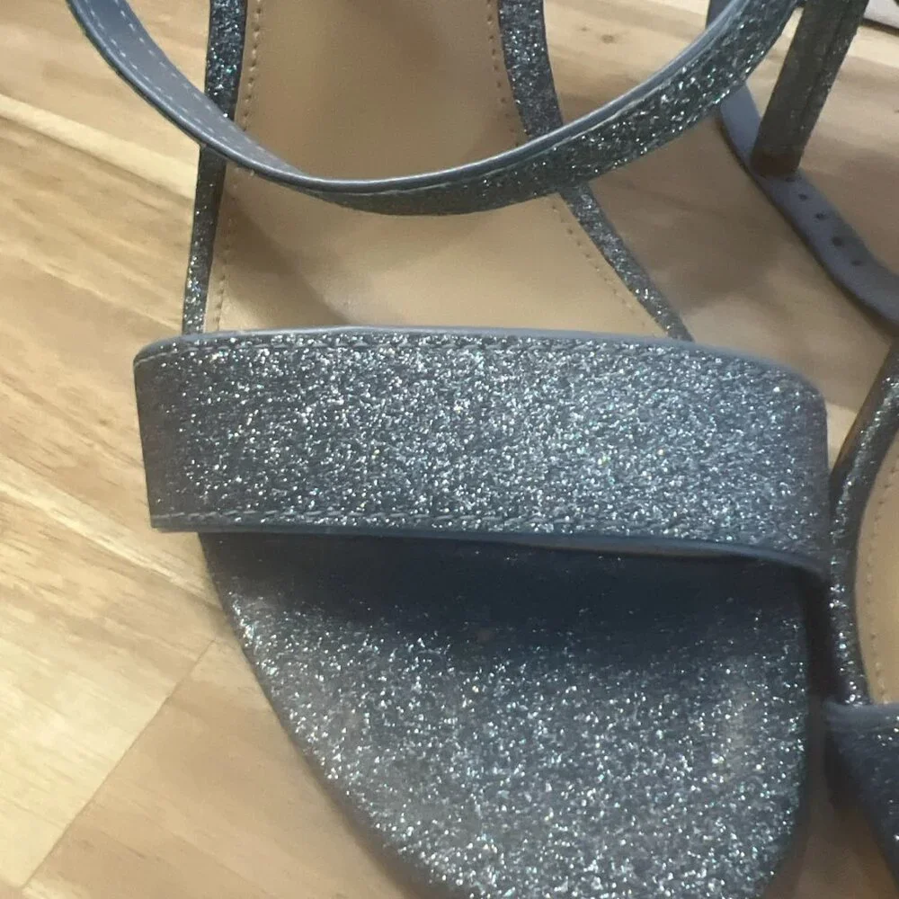 MICHAEL MICHAEL KORS Women's Astrid Stiletto Dress Sandals Size 7 Blue‎